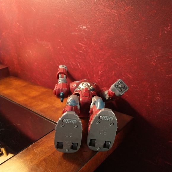 Cybotronix MARS Red Revo Walking Robot 7" Multi-Articulated Arms Light-Up Eyes - Picture 6 of 6